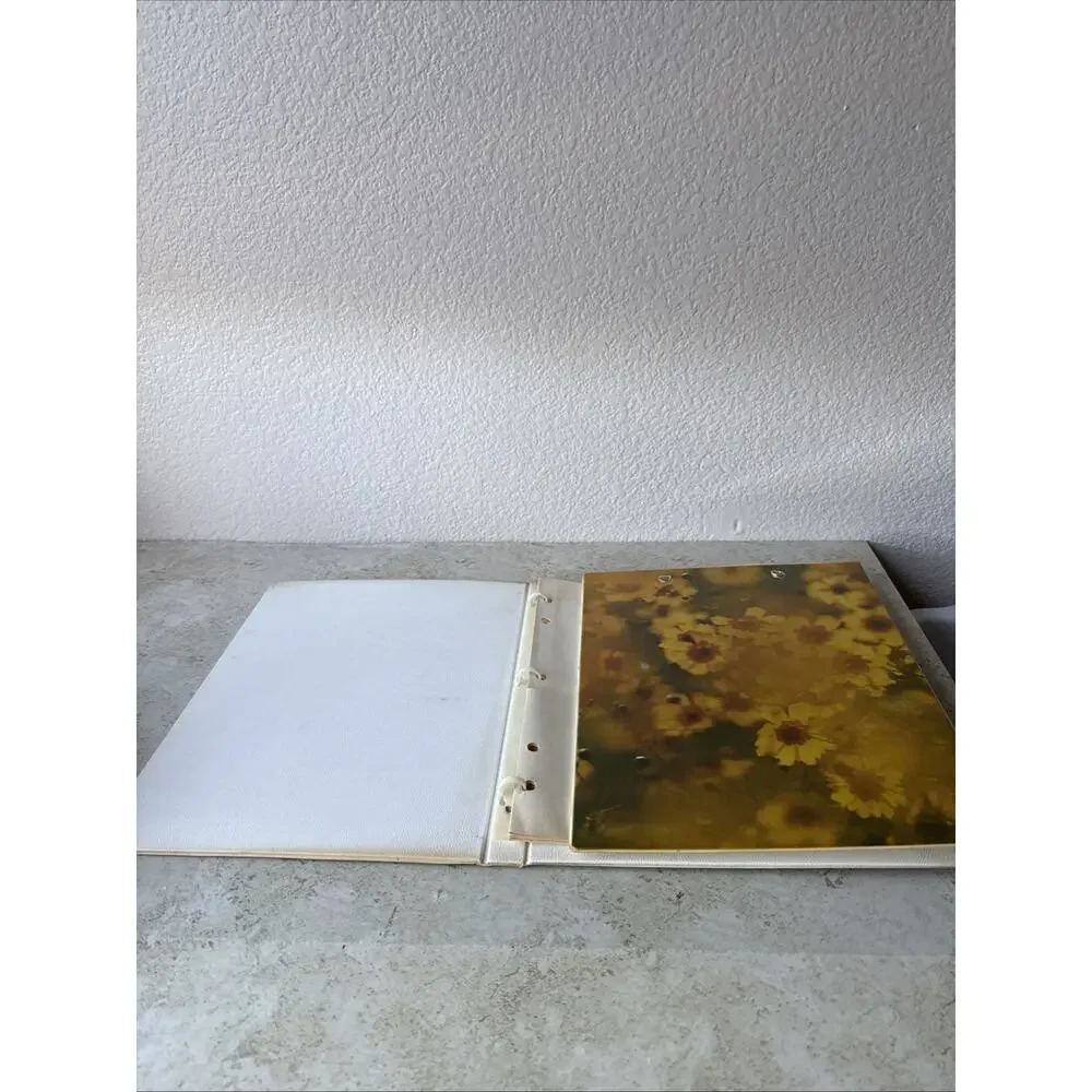 VTG Flower School Binder 1970s Used